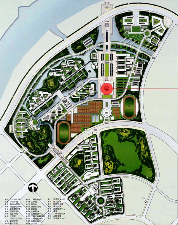含羞草
东校区地图